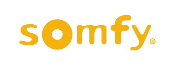 Logo de l'entreprise Somfy, marque de store