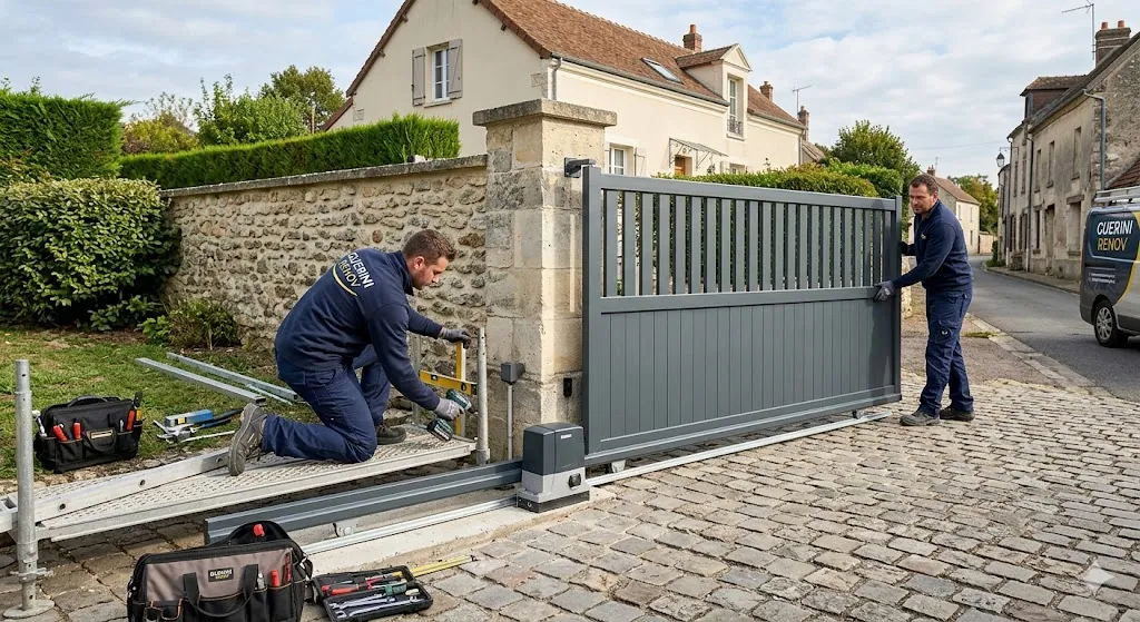 Portail battant ou coulissant : lequel convient à votre terrain ? Conseils de votre installateur portail Val d'Oise